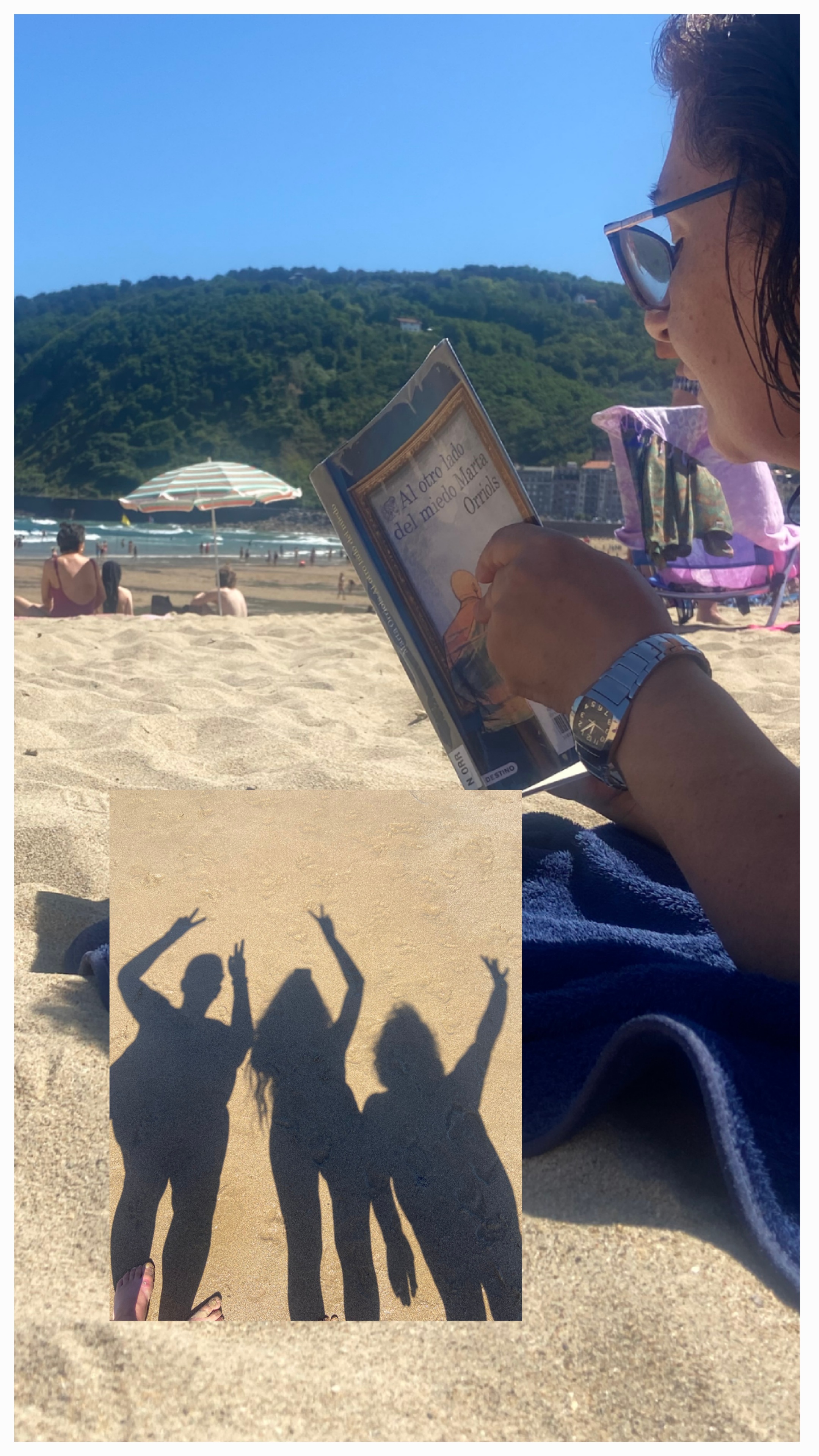 EN VERANO A LA PLAYA.